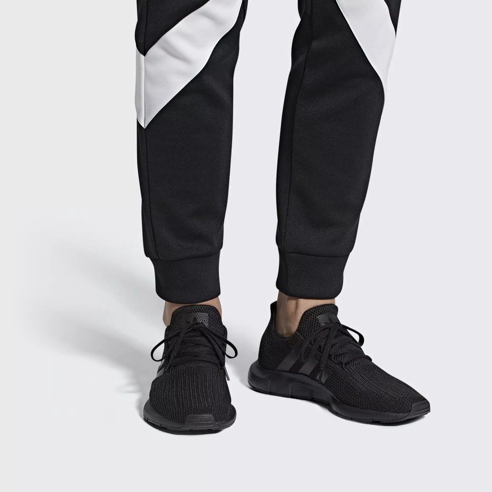 Adidas Swift Run Tenis Negros Para Hombre (MX-67163)